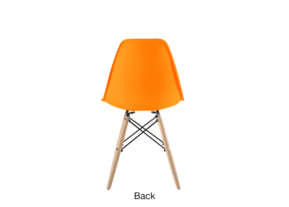 เก้าอี้พลาสติกทรงโมเดิร์น MEDILA รุ่น CH0007OR สีส้ม_4